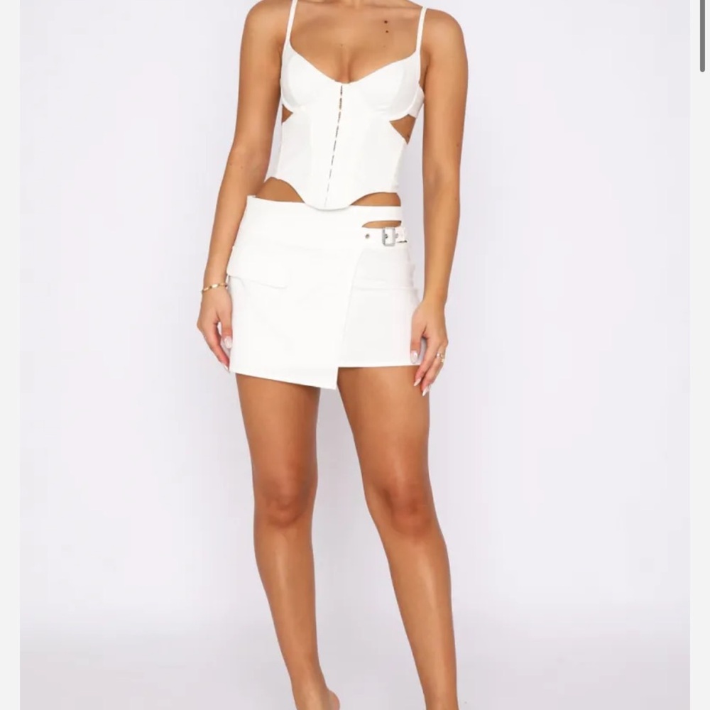White Fox Boutique Chosen One Mini Skirt - Picture 2 of 7
